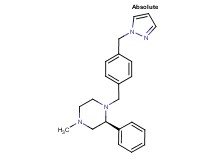 (2S)-4-methyl-2-phenyl-1-[4-(1H-pyrazol-1-ylmethyl)benzyl]piperazine