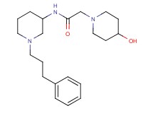 2-(4-hydroxy-1-piperidinyl)-N-[1-(3-phenylpropyl)-3-piperidinyl]acetamide