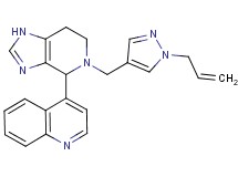 4-{5-[(1-allyl-1H-pyrazol-4-yl)methyl]-4,5,6,7-tetrahydro-1H-imidazo[4,5-c]pyridin-4-yl}quinoline