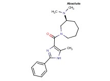 (3S)-N,N-dimethyl-1-[(5-methyl-2-phenyl-1H-imidazol-4-yl)carbonyl]azepan-3-amine