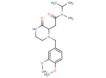 2-[1-(3,4-dimethoxybenzyl)-3-oxo-2-piperazinyl]-N-isopropyl-N-methylacetamide
