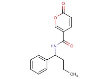 2-oxo-N-(1-phenylbutyl)-2H-pyran-5-carboxamide