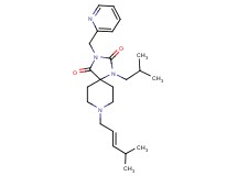 1-isobutyl-8-[(2E)-4-methyl-2-penten-1-yl]-3-(2-pyridinylmethyl)-1,3,8-triazaspiro[4.5]decane-2,4-dione