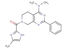 N,N-dimethyl-7-[(4-methyl-1H-imidazol-2-yl)carbonyl]-2-phenyl-5,6,7,8-tetrahydropyrido[3,4-d]pyrimidin-4-amine