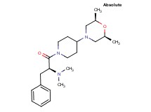 ((1S)-1-benzyl-2-{4-[(2R,6S)-2,6-dimethyl-4-morpholinyl]-1-piperidinyl}-2-oxoethyl)dimethylamine
