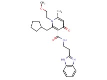 N-[2-(1H-benzimidazol-2-yl)ethyl]-2-(cyclopentylmethyl)-1-(2-methoxyethyl)-6-methyl-4-oxo-1,4-dihydro-3-pyridinecarboxamide