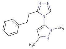 4-(1,3-dimethyl-1H-pyrazol-5-yl)-3-(2-phenylethyl)-4H-1,2,4-triazole