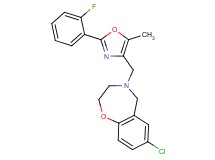 7-chloro-4-{[2-(2-fluorophenyl)-5-methyl-1,3-oxazol-4-yl]methyl}-2,3,4,5-tetrahydro-1,4-benzoxazepine