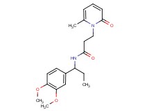 N-[1-(3,4-dimethoxyphenyl)propyl]-3-(6-methyl-2-oxopyridin-1(2H)-yl)propanamide