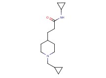 N-cyclopropyl-3-[1-(cyclopropylmethyl)-4-piperidinyl]propanamide