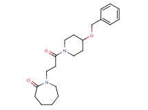 1-{3-[4-(benzyloxy)-1-piperidinyl]-3-oxopropyl}-2-azepanone