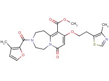 methyl 3-(3-methyl-2-furoyl)-9-[2-(4-methyl-1,3-thiazol-5-yl)ethoxy]-7-oxo-1,2,3,4,5,7-hexahydropyrido[1,2-d][1,4]diazepine-10-carboxylate