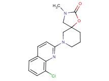 7-(8-chloro-2-quinolinyl)-3-methyl-1-oxa-3,7-diazaspiro[4.5]decan-2-one