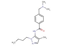 N-(1-butyl-4-methyl-1H-pyrazol-5-yl)-4-[(dimethylamino)methyl]benzamide