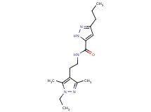 N-[2-(1-ethyl-3,5-dimethyl-1H-pyrazol-4-yl)ethyl]-3-propyl-1H-pyrazole-5-carboxamide
