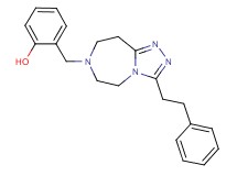 2-{[3-(2-phenylethyl)-5,6,8,9-tetrahydro-7H-[1,2,4]triazolo[4,3-d][1,4]diazepin-7-yl]methyl}phenol