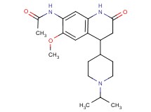 N-[4-(1-isopropylpiperidin-4-yl)-6-methoxy-2-oxo-1,2,3,4-tetrahydroquinolin-7-yl]acetamide