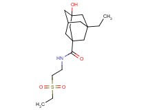 3-ethyl-N-[2-(ethylsulfonyl)ethyl]-5-hydroxyadamantane-1-carboxamide