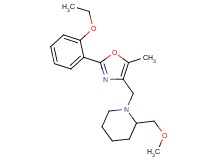 1-{[2-(2-ethoxyphenyl)-5-methyl-1,3-oxazol-4-yl]methyl}-2-(methoxymethyl)piperidine