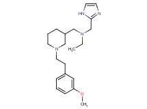 N-(1H-imidazol-2-ylmethyl)-N-({1-[2-(3-methoxyphenyl)ethyl]-3-piperidinyl}methyl)ethanamine