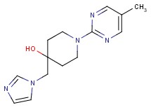 4-(1H-imidazol-1-ylmethyl)-1-(5-methylpyrimidin-2-yl)piperidin-4-ol