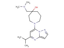 4-[(dimethylamino)methyl]-1-(5-isopropylpyrazolo[1,5-a]pyrimidin-7-yl)-4-azepanol