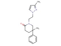 5-methyl-1-[2-(3-methyl-1H-pyrazol-1-yl)ethyl]-5-phenylpiperidin-2-one