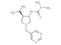 N'-[(3S*,4R*)-4-isopropyl-1-(5-pyrimidinylmethyl)-3-pyrrolidinyl]-N,N-dimethylurea