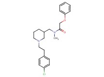 N-({1-[2-(4-chlorophenyl)ethyl]-3-piperidinyl}methyl)-N-methyl-2-phenoxyacetamide