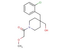 [4-(2-chlorobenzyl)-1-(methoxyacetyl)-4-piperidinyl]methanol