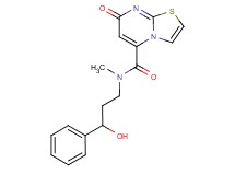 N-(3-hydroxy-3-phenylpropyl)-N-methyl-7-oxo-7H-[1,3]thiazolo[3,2-a]pyrimidine-5-carboxamide