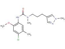 N'-(4-chloro-2-methoxy-5-methylphenyl)-N-methyl-N-[3-(1-methyl-1H-pyrazol-4-yl)propyl]urea