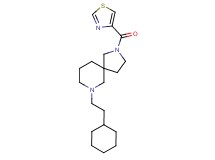 7-(2-cyclohexylethyl)-2-(1,3-thiazol-4-ylcarbonyl)-2,7-diazaspiro[4.5]decane