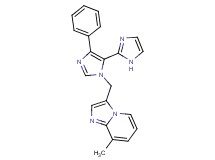 3'-[(8-methylimidazo[1,2-a]pyridin-3-yl)methyl]-5'-phenyl-1H,3'H-2,4'-biimidazole