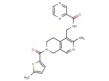 N-({3-methyl-7-[(5-methyl-2-thienyl)carbonyl]-5,6,7,8-tetrahydro-2,7-naphthyridin-4-yl}methyl)-2-pyrazinecarboxamide