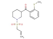 [1-(allylsulfonyl)-3-piperidinyl][2-(methylthio)phenyl]methanone