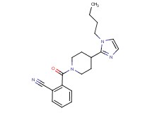 2-{[4-(1-butyl-1H-imidazol-2-yl)piperidin-1-yl]carbonyl}benzonitrile