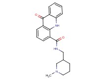 N-[(1-methylpiperidin-3-yl)methyl]-9-oxo-9,10-dihydroacridine-4-carboxamide