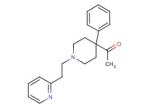 1-{4-phenyl-1-[2-(2-pyridinyl)ethyl]-4-piperidinyl}ethanone