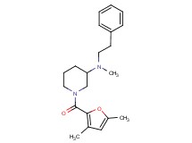 1-(3,5-dimethyl-2-furoyl)-N-methyl-N-(2-phenylethyl)-3-piperidinamine