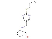 [1-({[2-(propylthio)pyrimidin-5-yl]methyl}amino)cyclopentyl]methanol
