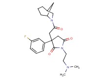 3-[2-(6-azabicyclo[3.2.1]oct-6-yl)-2-oxoethyl]-1-[2-(dimethylamino)ethyl]-3-(3-fluorophenyl)-2,5-pyrrolidinedione