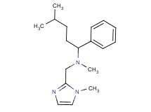 N,4-dimethyl-N-[(1-methyl-1H-imidazol-2-yl)methyl]-1-phenylpentan-1-amine