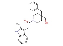 {4-benzyl-1-[(2-methyl-1H-indol-3-yl)acetyl]-4-piperidinyl}methanol