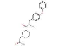 1-(2-amino-2-oxoethyl)-N-methyl-N-(4-phenoxybenzyl)-3-piperidinecarboxamide