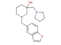 1-(1-benzofuran-5-ylmethyl)-3-(pyrrolidin-1-ylmethyl)piperidin-3-ol