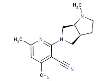 4,6-dimethyl-2-[(3aS,6aS)-1-methylhexahydropyrrolo[3,4-b]pyrrol-5(1H)-yl]nicotinonitrile