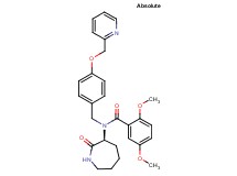 2,5-dimethoxy-N-[(3S)-2-oxo-3-azepanyl]-N-[4-(2-pyridinylmethoxy)benzyl]benzamide