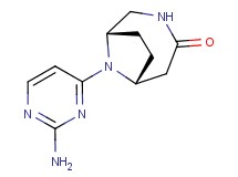 (1S*,6R*)-9-(2-aminopyrimidin-4-yl)-3,9-diazabicyclo[4.2.1]nonan-4-one