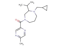 1-(cyclopropylmethyl)-2-isopropyl-4-[(5-methylpyrazin-2-yl)carbonyl]-1,4-diazepane